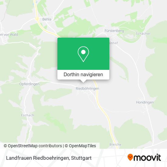 Landfrauen Riedboehringen Karte