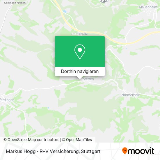 Markus Hogg - R+V Versicherung Karte