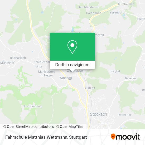 Fahrschule Matthias Wettmann Karte