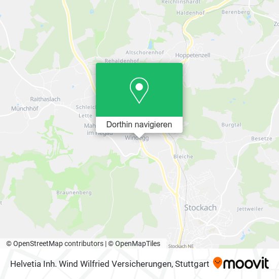 Helvetia Inh. Wind Wilfried Versicherungen Karte