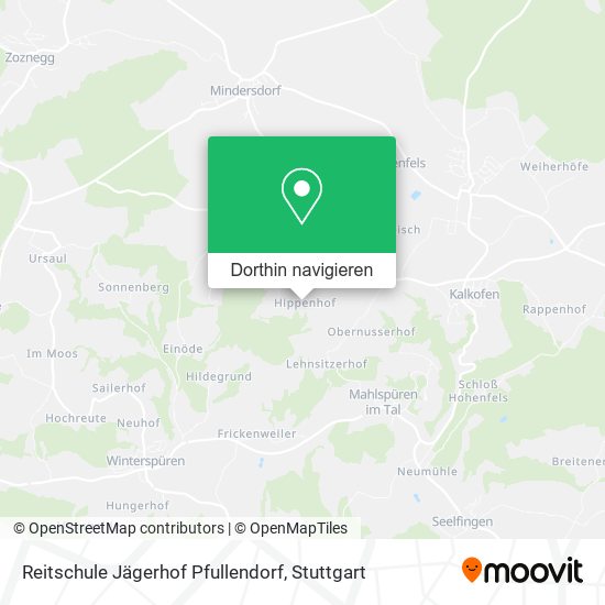 Reitschule Jägerhof Pfullendorf Karte