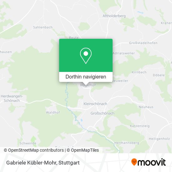 Gabriele Kübler-Mohr Karte