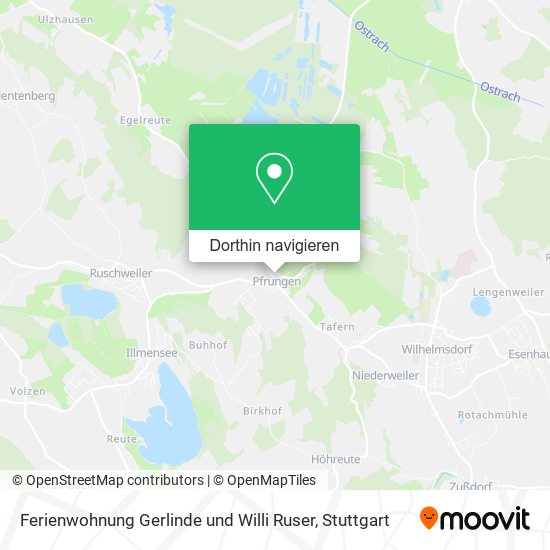 Ferienwohnung Gerlinde und Willi Ruser Karte