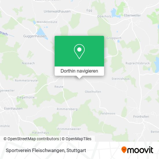 Sportverein Fleischwangen Karte