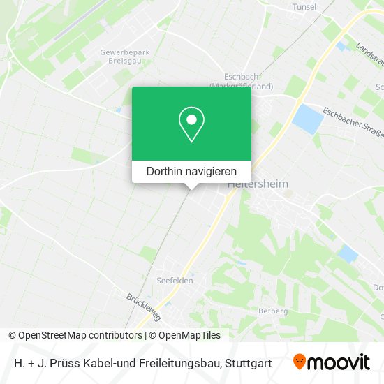 H. + J. Prüss Kabel-und Freileitungsbau Karte
