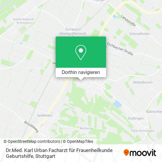 Dr.Med. Karl Urban Facharzt für Frauenheilkunde Geburtshilfe Karte