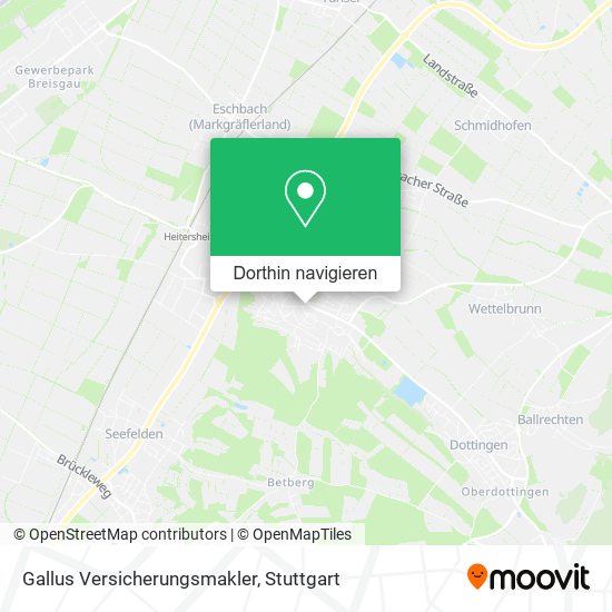 Gallus Versicherungsmakler Karte