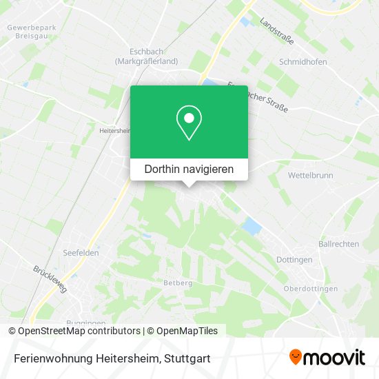 Ferienwohnung Heitersheim Karte