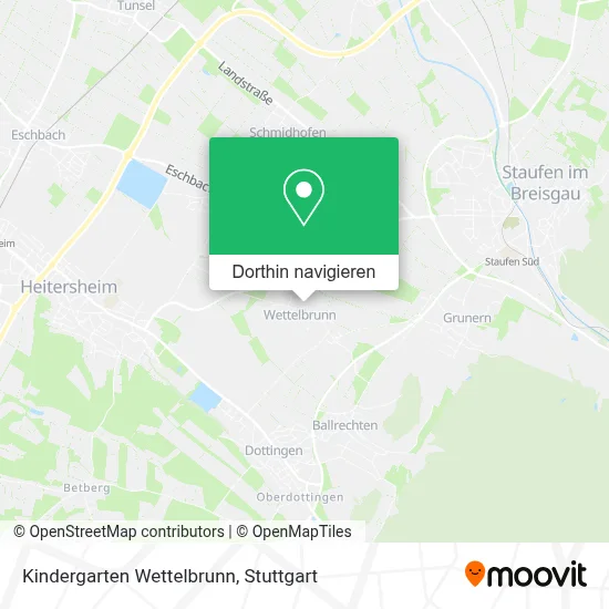 Kindergarten Wettelbrunn Karte