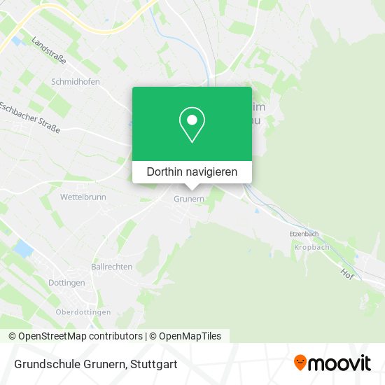 Grundschule Grunern Karte