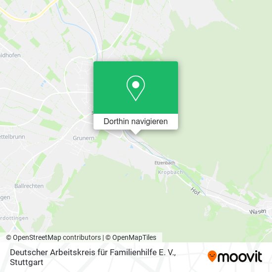 Deutscher Arbeitskreis für Familienhilfe E. V. Karte