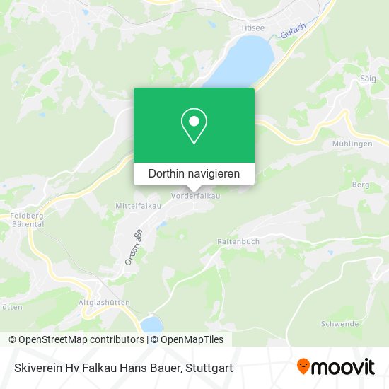 Skiverein Hv Falkau Hans Bauer Karte