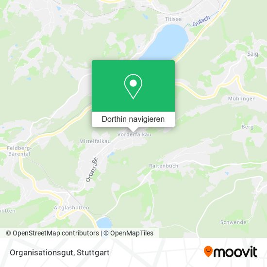 Organisationsgut Karte