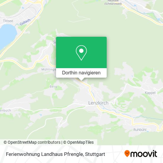 Ferienwohnung Landhaus Pfrengle Karte