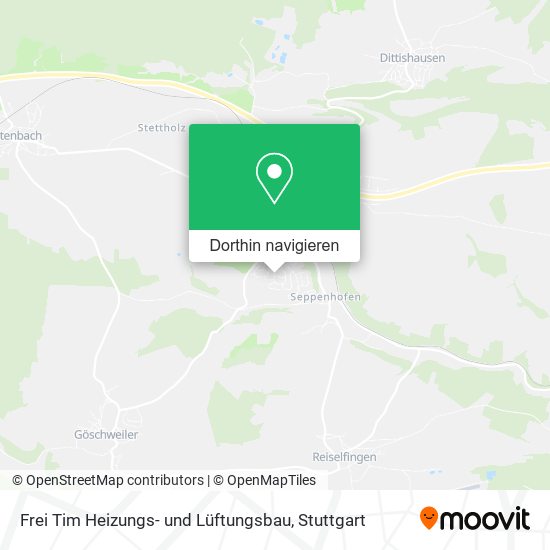 Frei Tim Heizungs- und Lüftungsbau Karte