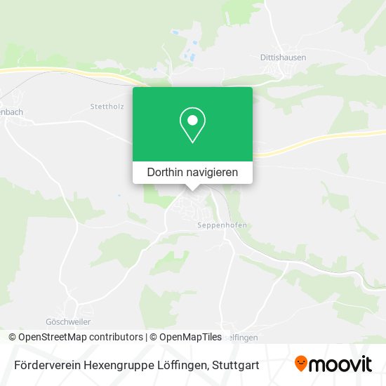 Förderverein Hexengruppe Löffingen Karte