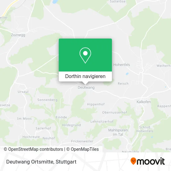 Deutwang Ortsmitte Karte