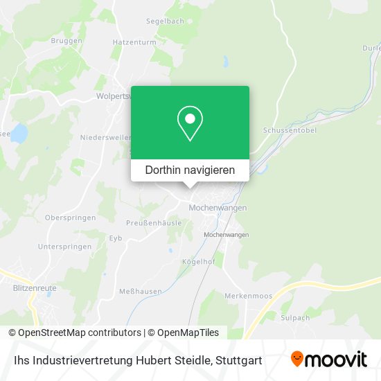 Ihs Industrievertretung Hubert Steidle Karte