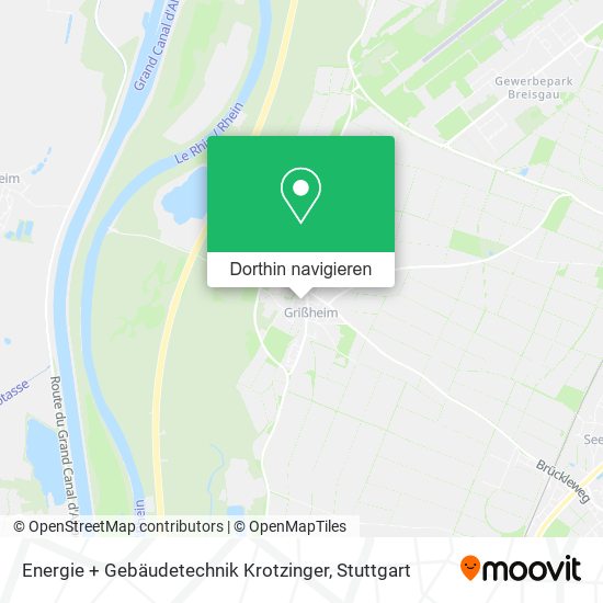 Energie + Gebäudetechnik Krotzinger Karte