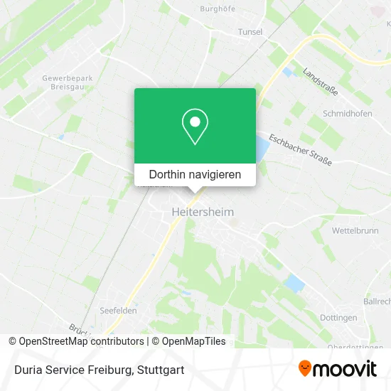 Duria Service Freiburg Karte