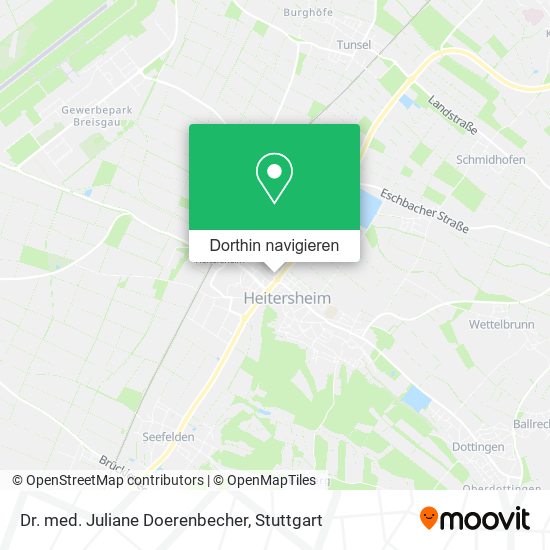 Dr. med. Juliane Doerenbecher Karte