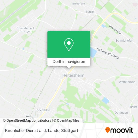 Kirchlicher Dienst a. d. Lande Karte