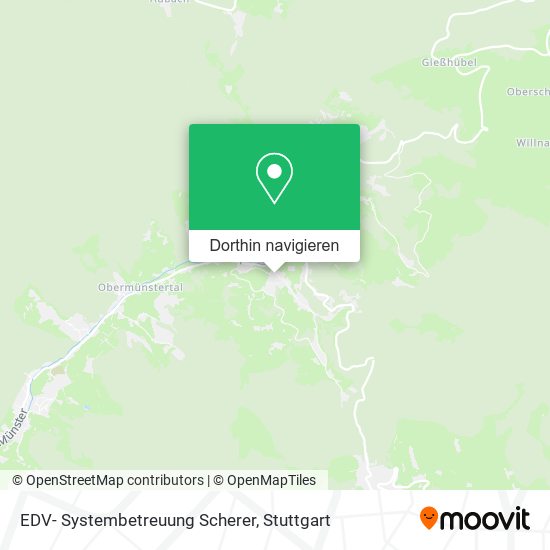 EDV- Systembetreuung Scherer Karte
