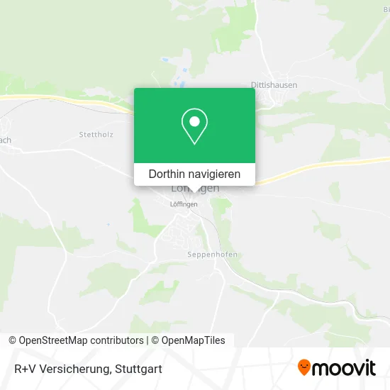 R+V Versicherung Karte