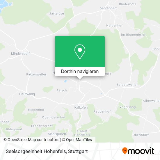 Seelsorgeeinheit Hohenfels Karte