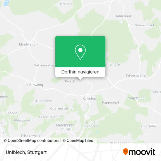 Uniblech Karte
