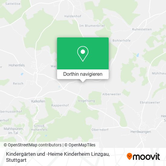 Kindergärten und -Heime Kinderheim Linzgau Karte