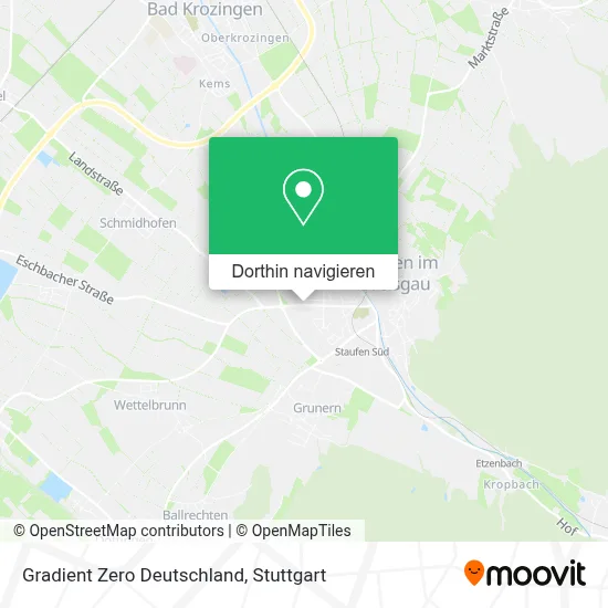 Gradient Zero Deutschland Karte
