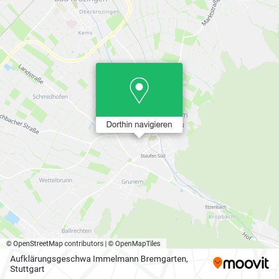 Aufklärungsgeschwa Immelmann Bremgarten Karte
