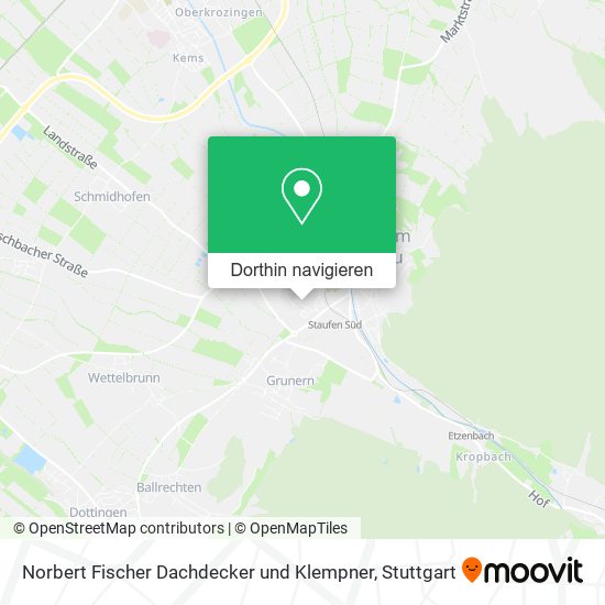 Norbert Fischer Dachdecker und Klempner Karte