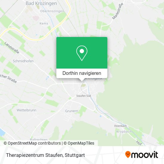 Therapiezentrum Staufen Karte