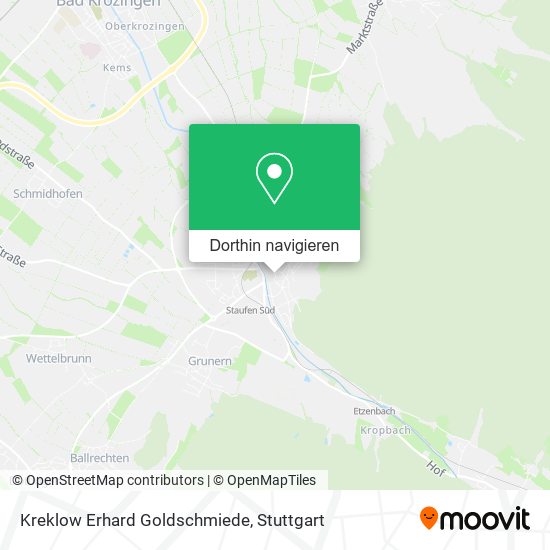 Kreklow Erhard Goldschmiede Karte
