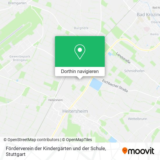 Förderverein der Kindergärten und der Schule Karte
