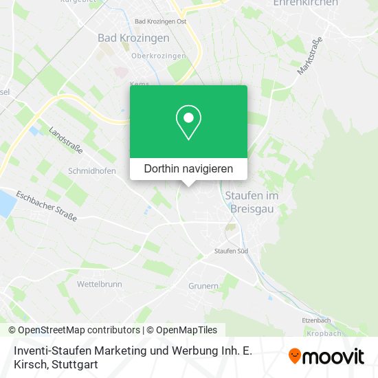 Inventi-Staufen Marketing und Werbung Inh. E. Kirsch Karte