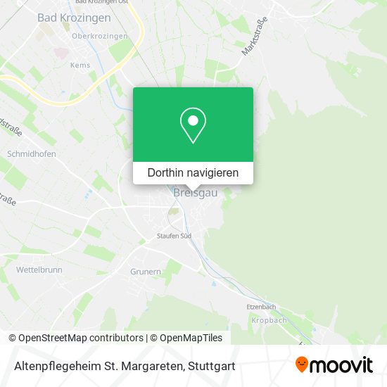 Altenpflegeheim St. Margareten Karte