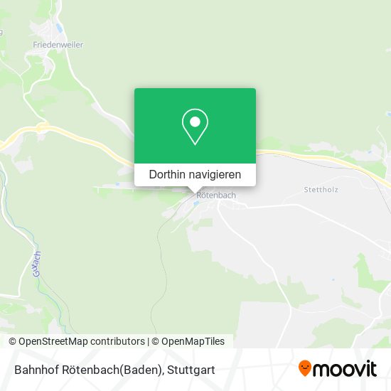 Bahnhof Rötenbach(Baden) Karte