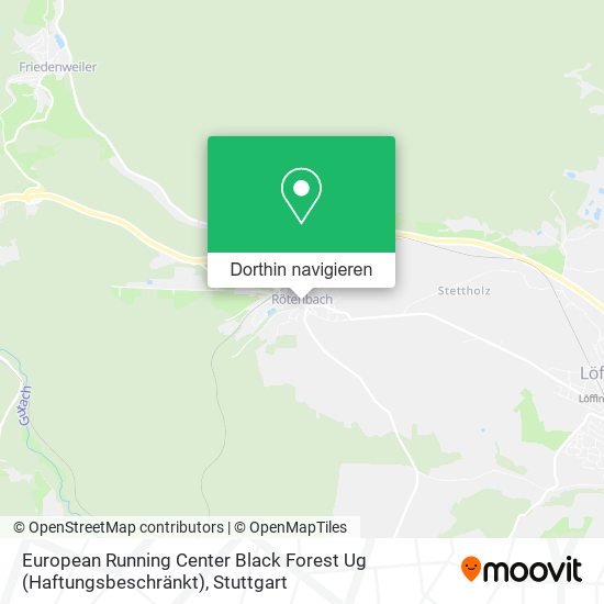 European Running Center Black Forest Ug (Haftungsbeschränkt) Karte