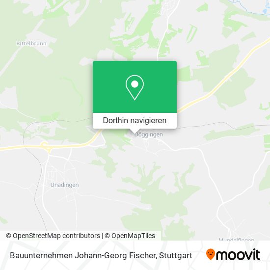 Bauunternehmen Johann-Georg Fischer Karte