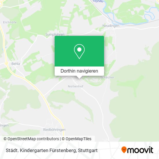 Städt. Kindergarten Fürstenberg Karte