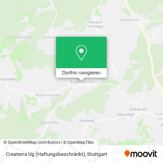 Createrra Ug (Haftungsbeschränkt) Karte