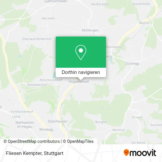 Fliesen Kempter Karte