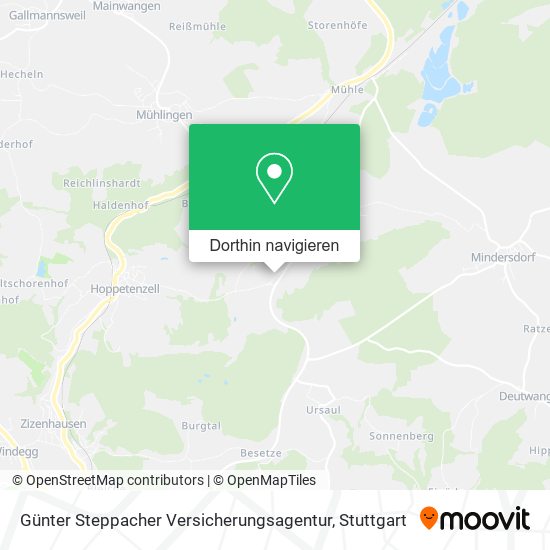 Günter Steppacher Versicherungsagentur Karte