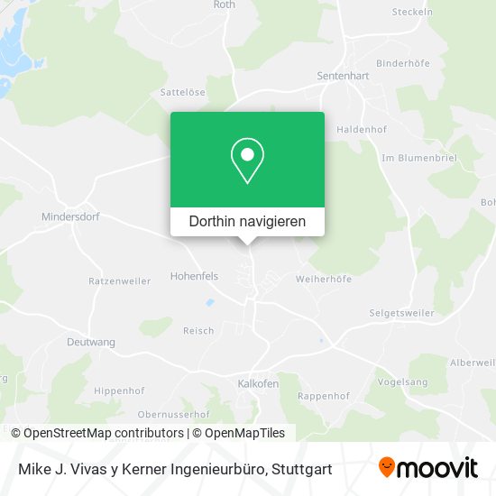 Mike J. Vivas y Kerner Ingenieurbüro Karte