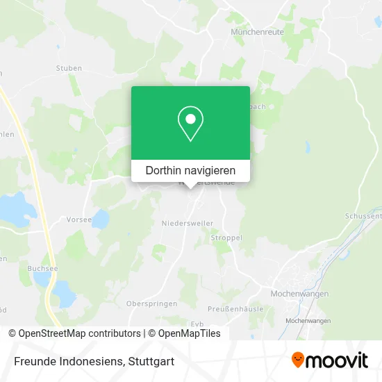 Freunde Indonesiens Karte