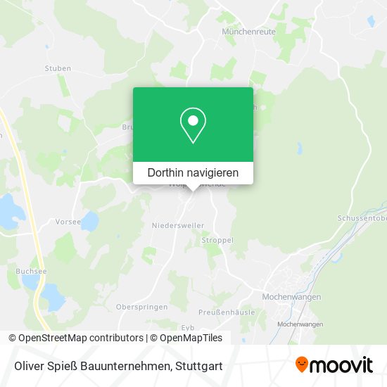 Oliver Spieß Bauunternehmen Karte