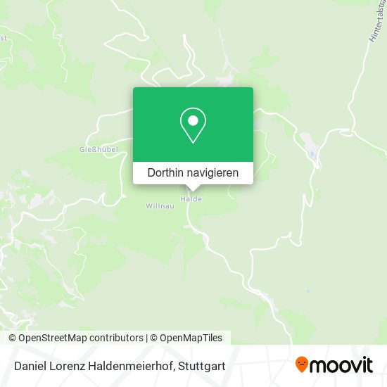Daniel Lorenz Haldenmeierhof Karte